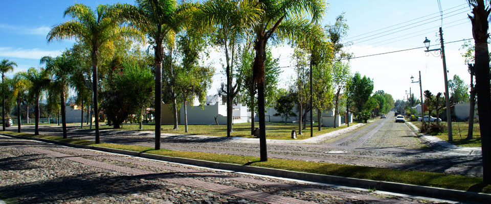 Calles del fraccionamiento